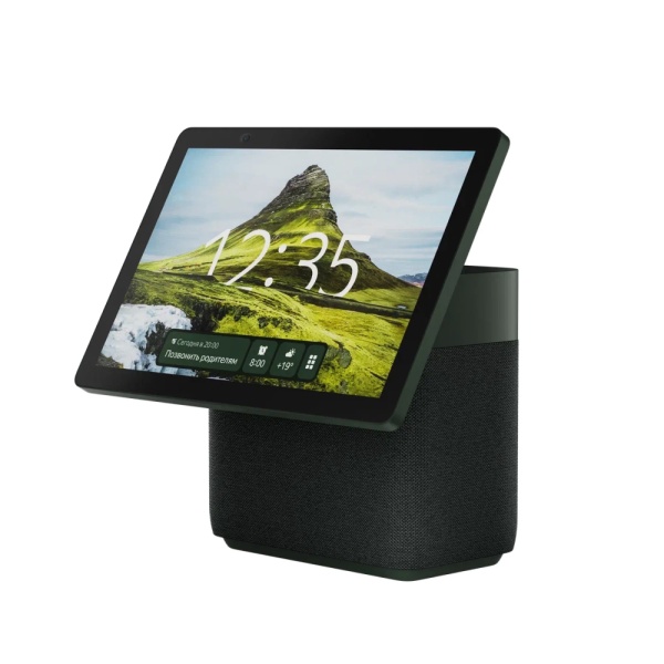 Умная колонка Яндекс.Станция Дуо Макс с Алисой, с Zigbee, 60 Вт, зелёный